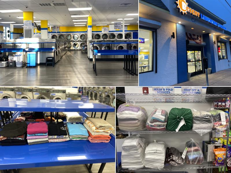 Bright laundromat