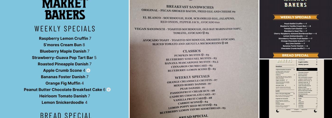 Black Market Bakers Edgewater Menu