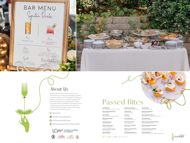 Personal Touch Dining Menu