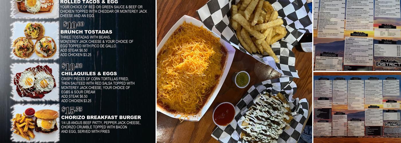 The District Pub & Kitchen Menu