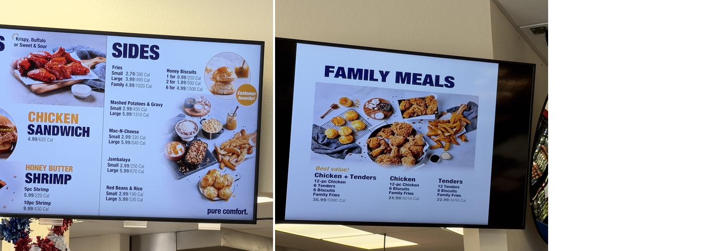 Krispy Krunchy Chicken/Cabana grill Menu