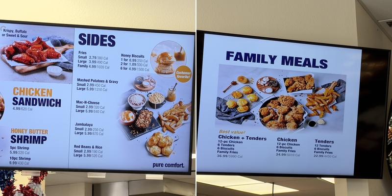 Krispy Krunchy Chicken/Cabana grill Menu