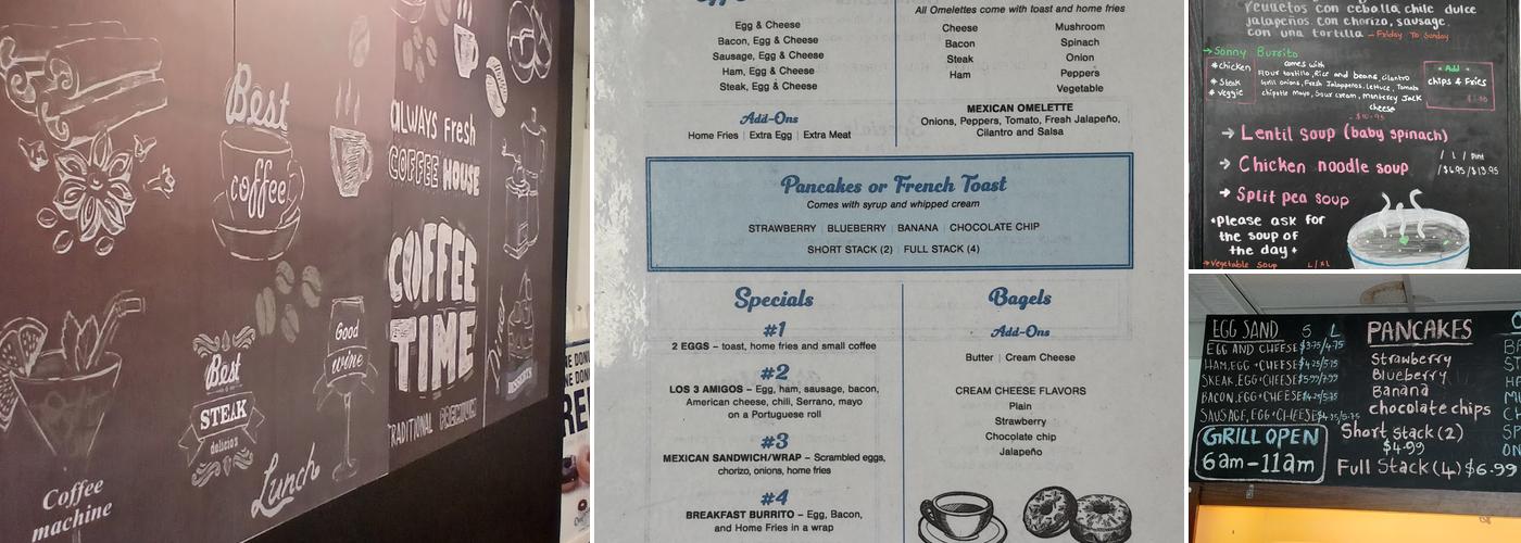 Daybreak Donuts Menu