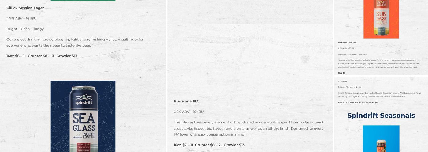 Oak Manor By Burnside Brewing Menu