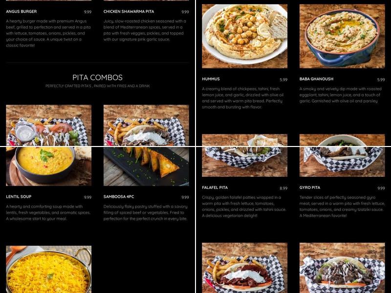 Great Papa's Gyros Menu