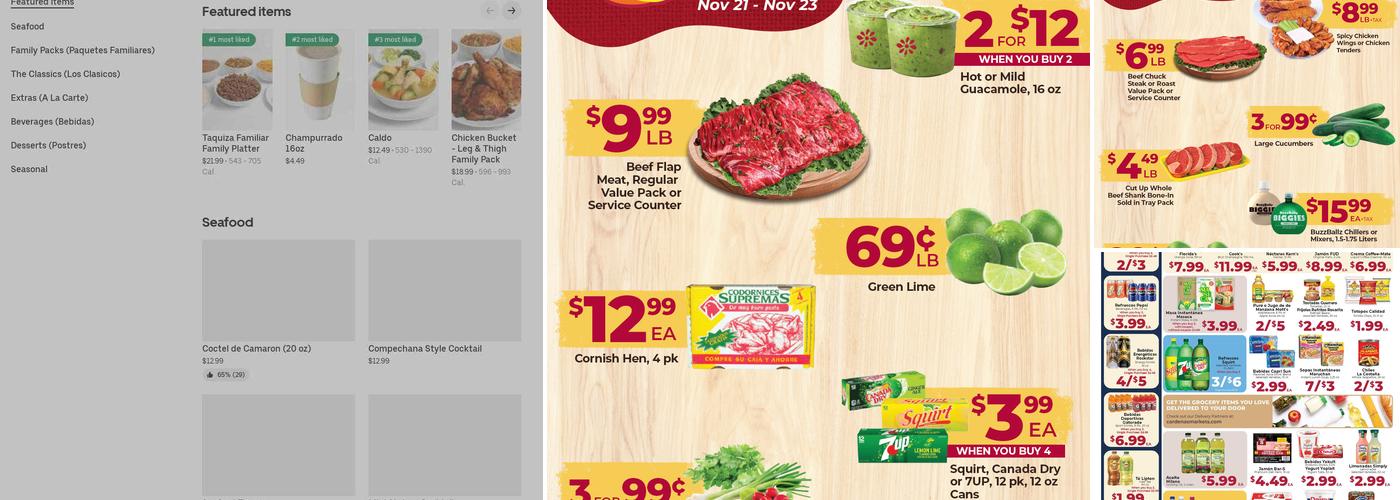La Cocina Menu