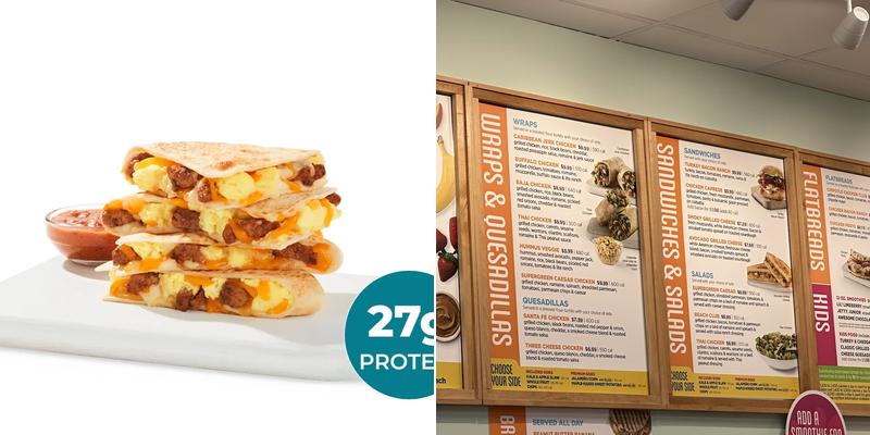 Tropical Smoothie Cafe Menu