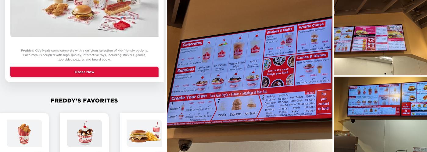 Freddy's Frozen Custard & Steakburgers Menu