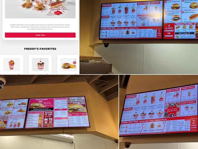 Freddy's Frozen Custard & Steakburgers Menu