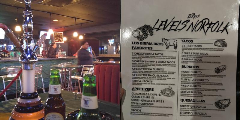 Levels Norfolk Menu