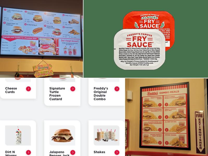 Freddy's Frozen Custard & Steakburgers Menu