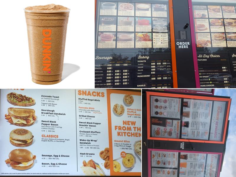 Dunkin' Menu