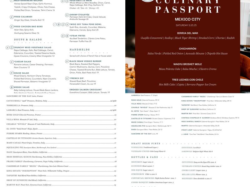 M Brothers at Mayo Menu