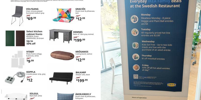 IKEA Restaurant Menu