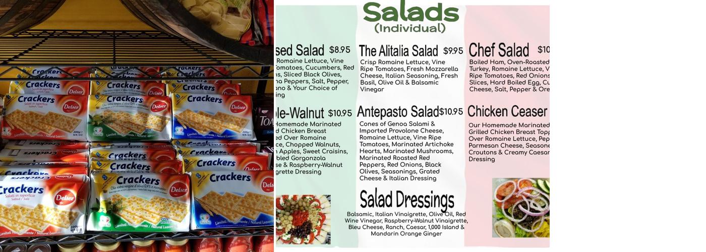 Antonio's Deli & Meats Menu