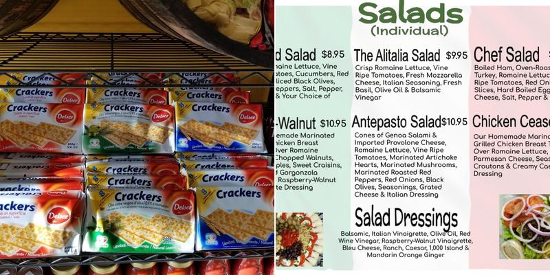 Antonio's Deli & Meats Menu