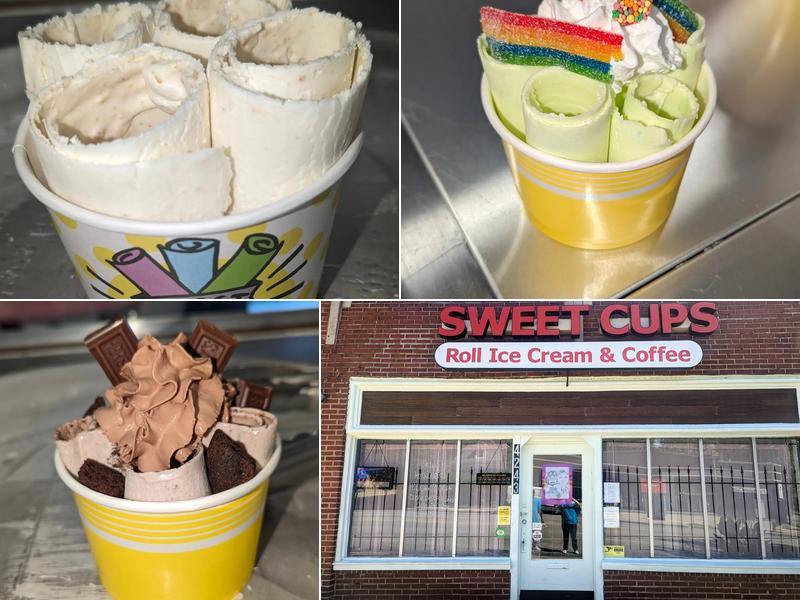 Sweet Cups Roll Ice Cream