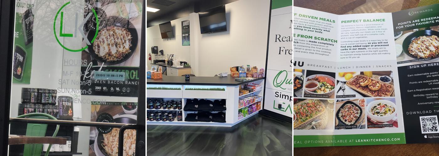 Lean Kitchen - Liberty Menu