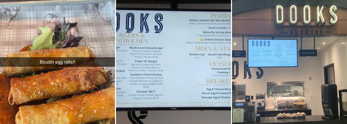 Dook's Menu