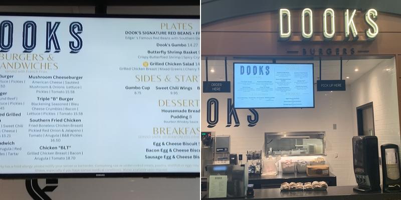 Dook's Menu