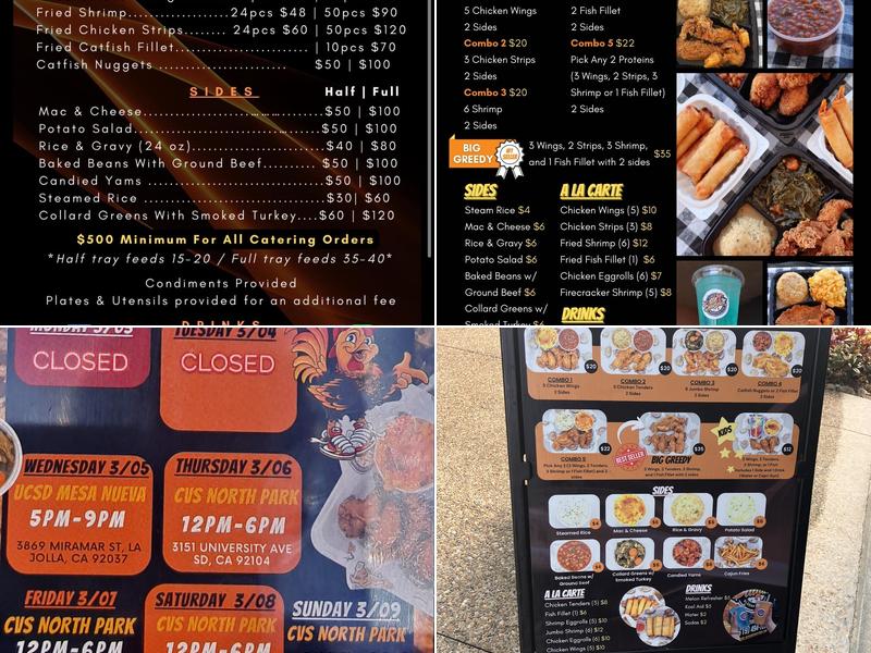 Chef Budda Blasian Soul Food Menu