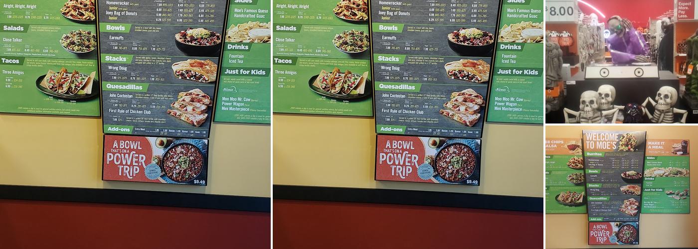 Moe's Southwest Grill Menu