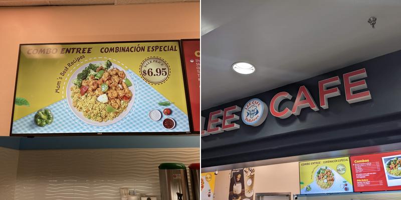 Lee Cafe Menu