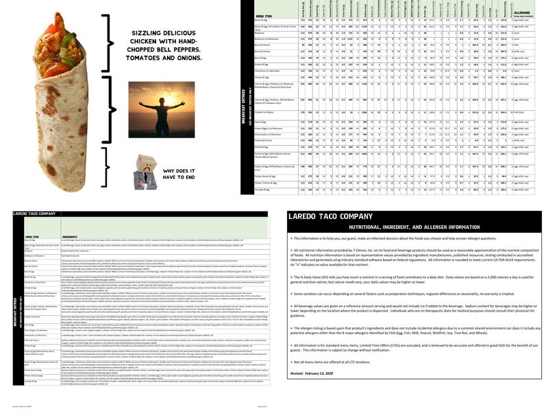 Laredo Taco Company Menu