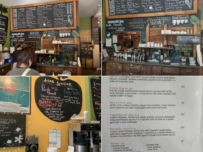 the root cafe Menu