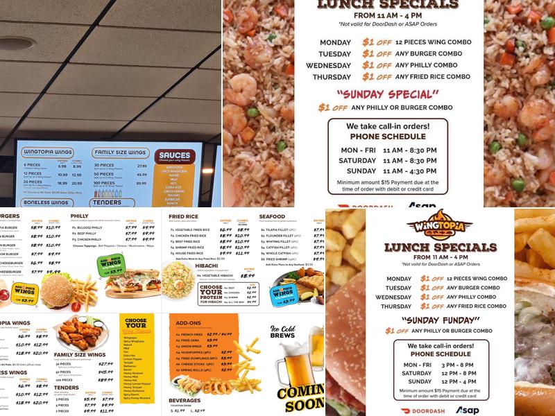 HypeWing Menu