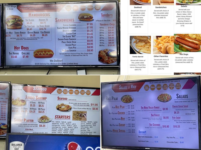 Austell Wings Menu