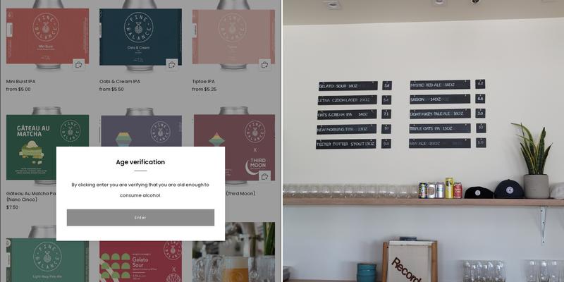 Fine Balance Brewing Company Menu