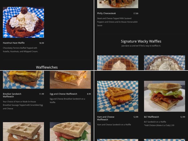 Temptation Kitchen Menu