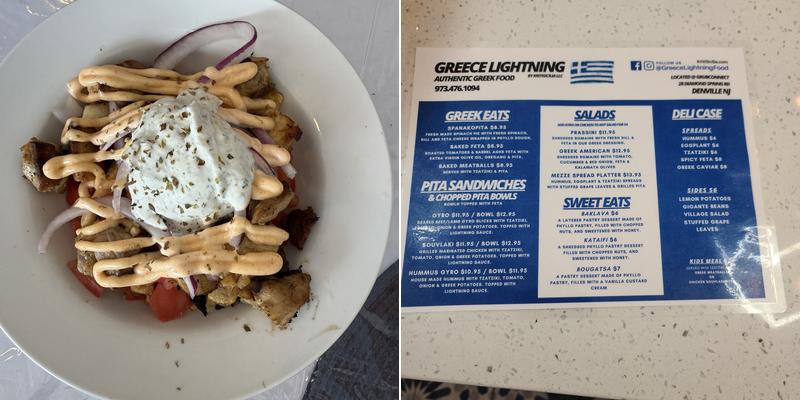 Greece Lightning Gyro & Souvlaki Grill Menu