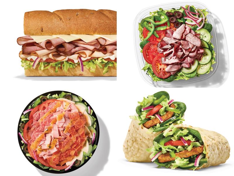 Subway Menu