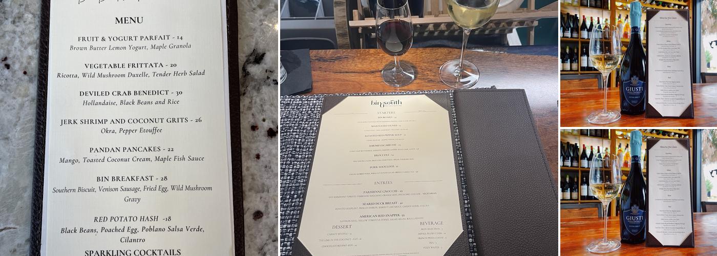 bin6south Menu