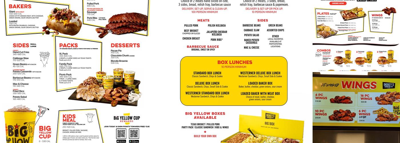 Dickey’s BBQ Menu