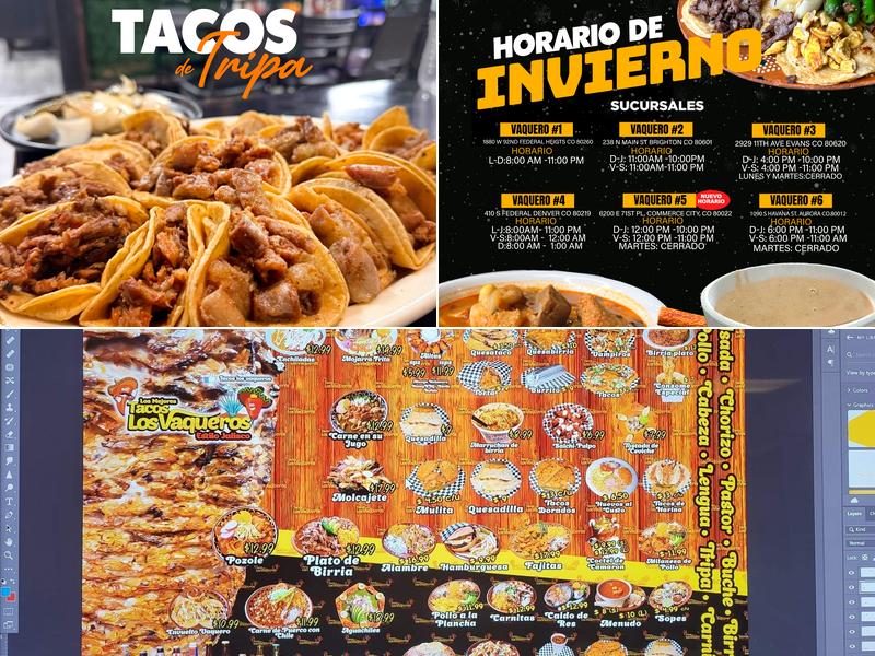 Tacos Los Vaqueros Menu