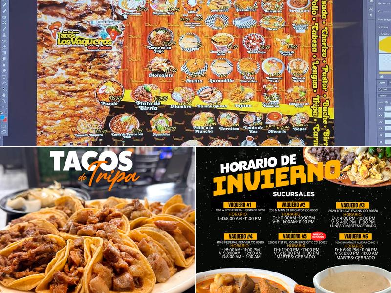 Tacos Los Vaqueros Menu