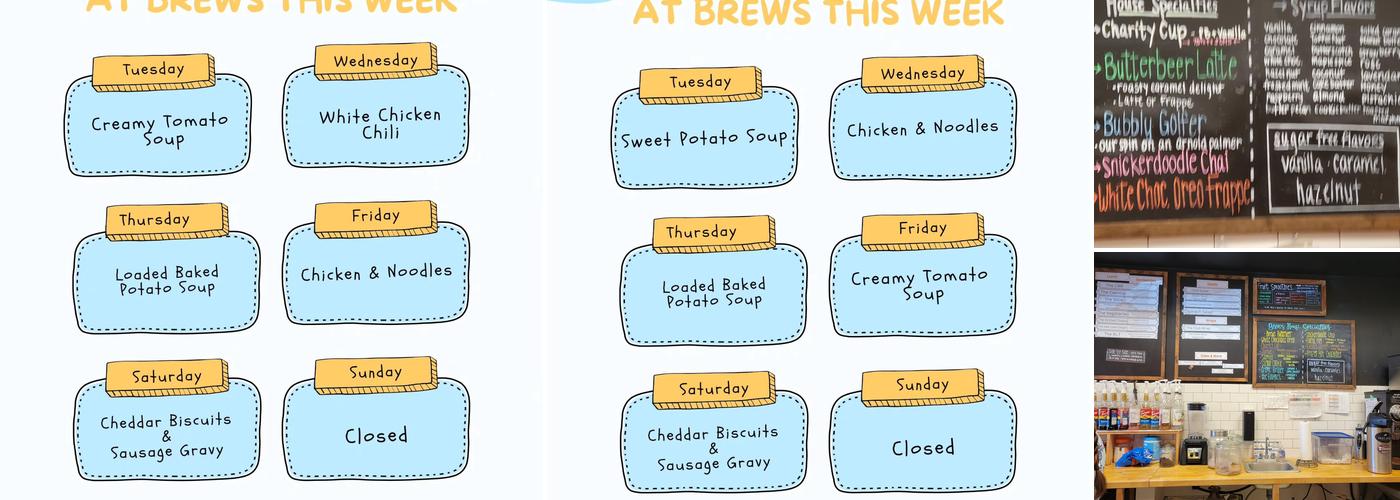 Brews Menu