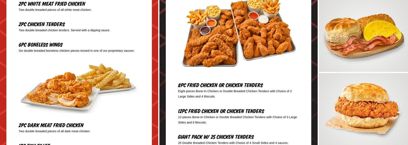 Raise The Roost Menu