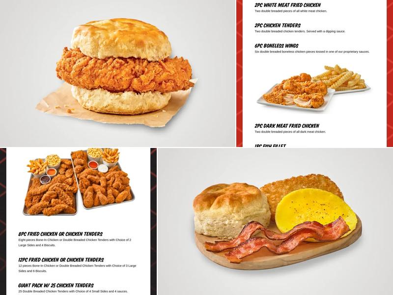 Raise The Roost Menu