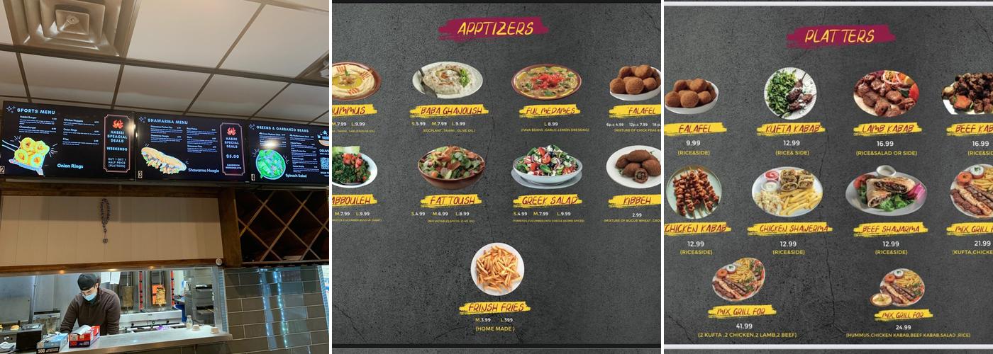 Habibi Restaurant Menu