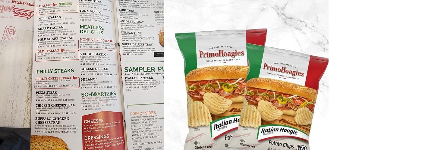 PrimoHoagies Menu