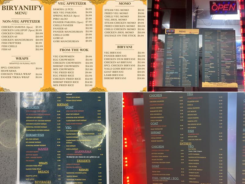 Biryaniify Menu