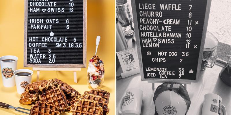 Sean’s Waffles Menu