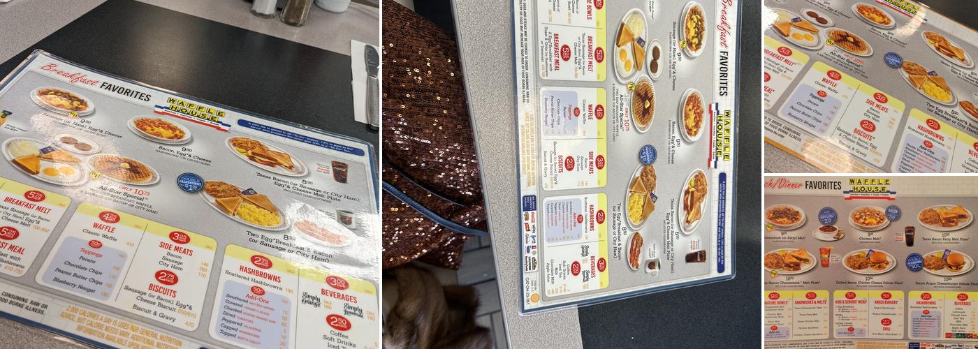 Waffle House Menu