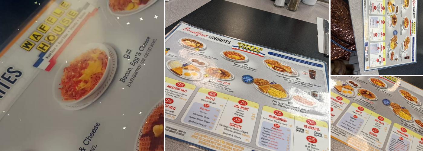 Waffle House Menu