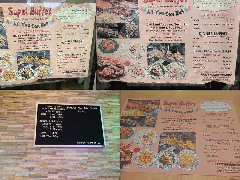 Super Buffet Menu