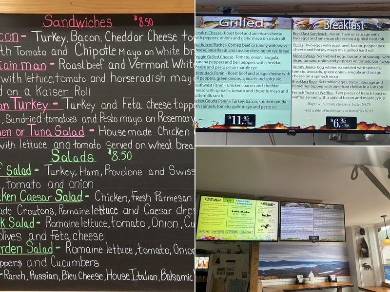 Moose On The Loose Deli - Lake George Village Menu